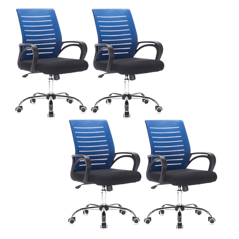 Moderner Armstuhl Verstellbare Sitzhöhe mit Rädern Bürostuhl