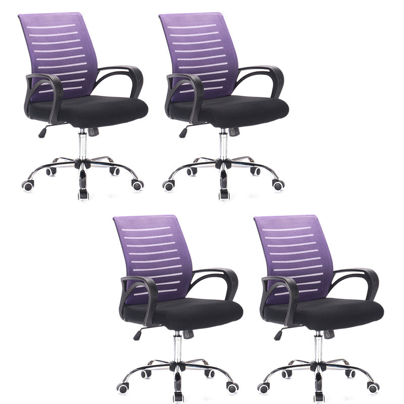 Moderner Armstuhl Verstellbare Sitzhöhe mit Rädern Bürostuhl