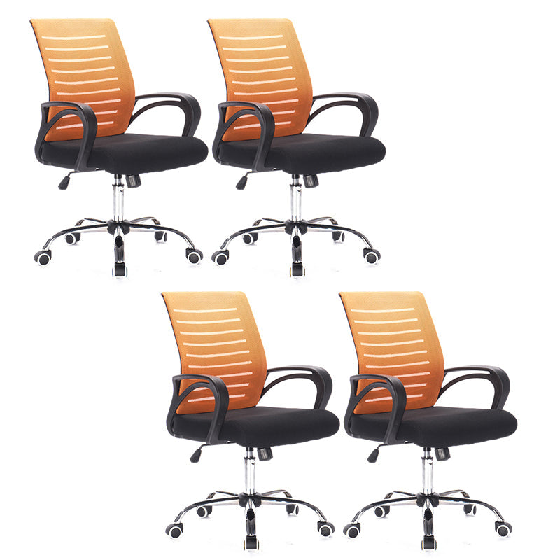 Moderner Armstuhl Verstellbare Sitzhöhe mit Rädern Bürostuhl