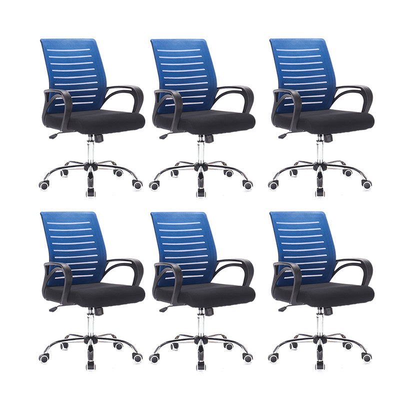 Moderner Armstuhl Verstellbare Sitzhöhe mit Rädern Bürostuhl