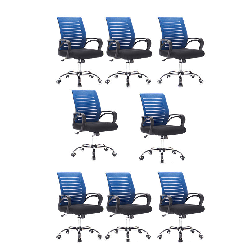 Moderner Armstuhl Verstellbare Sitzhöhe mit Rädern Bürostuhl