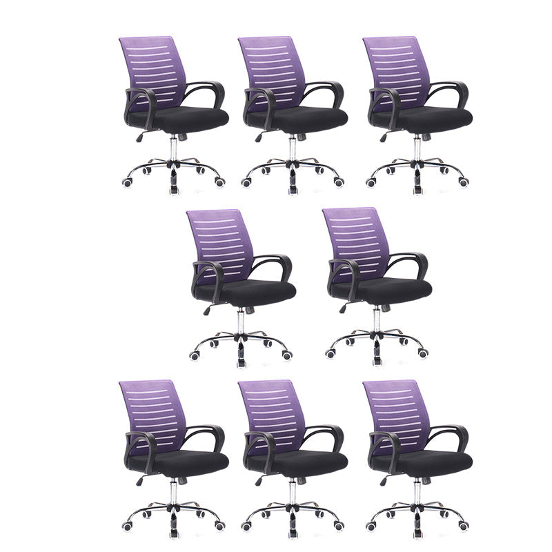 Moderner Armstuhl Verstellbare Sitzhöhe mit Rädern Bürostuhl