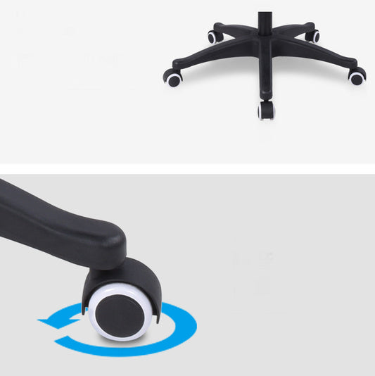 モダン＆コンテンポラリースライドチェアマイクロファイバーブラックハイバックチェア