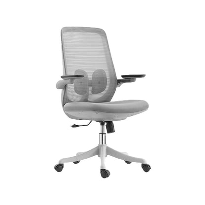 Contemporary Office Chair High Back Lumbar Support Desk Chair Grey 1 Piece Clearhalo 'furn' 'furn_office_chair' 'Furniture' 'Office Chairs' 'Office Furniture' 'office_chair' 5917465