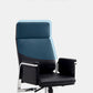Fauteuil contemporain à hauteur de siège réglable, chaise de bureau en cuir noir