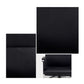 Fauteuil contemporain à hauteur de siège réglable, chaise de bureau en cuir noir