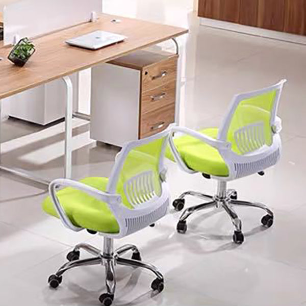 Mid-Back Office Chair Contemporary Ergonomic Arms Included Desk Chair Clearhalo 'furn' 'furn_office_chair' 'Furniture' 'Office Chairs' 'Office Furniture' 'office_chair' 5917528