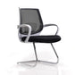 Mid-Back Office Chair Contemporary Ergonomic Arms Included Desk Chair White-Black 1 Piece Arch Clearhalo 'furn' 'furn_office_chair' 'Furniture' 'Office Chairs' 'Office Furniture' 'office_chair' 5917538