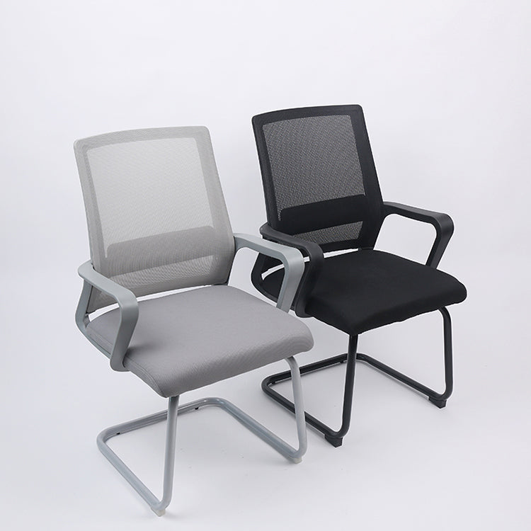 Modern Fixed Arms Office Chair Breathable AirGrid No Wheels Chair Clearhalo 'furn' 'furn_office_chair' 'Furniture' 'Office Chairs' 'Office Furniture' 'office_chair' 5917568