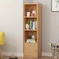 Modern Corner Vertical Shelf Bookcase Engineered Wood Book Shelf with Cabinets 12.9"L x 9.4"W x 49.6"H Wood 1 Clearhalo 'Bookcases' 'furn' 'furn_bookcases' 'Furniture' 'Office Furniture' 5917603