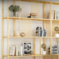 Glam Metal and Wood Shelf Bookcase Etagere Open Home Book Shelf with 5 Shelves Clearhalo 'Bookcases' 'furn' 'furn_bookcases' 'Furniture' 'Office Furniture' 5917803