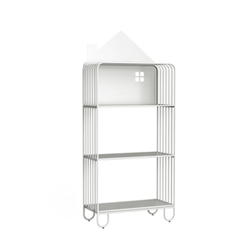 Moderne metalen boekenkast standaard verticale slaapkamer open plank boekenplank