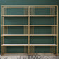 Gold metalen plank boekenkast glamour open plank planken inclusief boekenkast verticaal