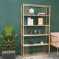 Gold metalen plank boekenkast glamour open plank planken inclusief boekenkast verticaal