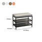 12.6" Wide Upholstered Entryway Bench with Storage Bench with Metal Legs Clearhalo 'Benches' 'Chairs & Seating' 'furn' 'furn_benches' 'Furniture' 'Living Room Furniture' 5917991