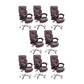 Modern Padded Arms Office Chair Leather Adjustable Seat Height Chair 8 Piece Set Clearhalo 'furn' 'furn_office_chair' 'Furniture' 'Office Chairs' 'Office Furniture' 'office_chair' 5920235