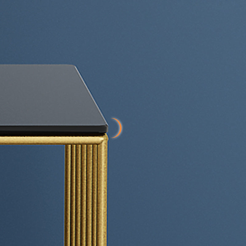 19.69" Tall Glass Top Bedside Cabinet 1-Shelf Accent Table Nightstand Clearhalo 'Bedroom Furniture' 'furn' 'furn_night_stand' 'Furniture' 'night_stand' 'Nightstands' 5920365