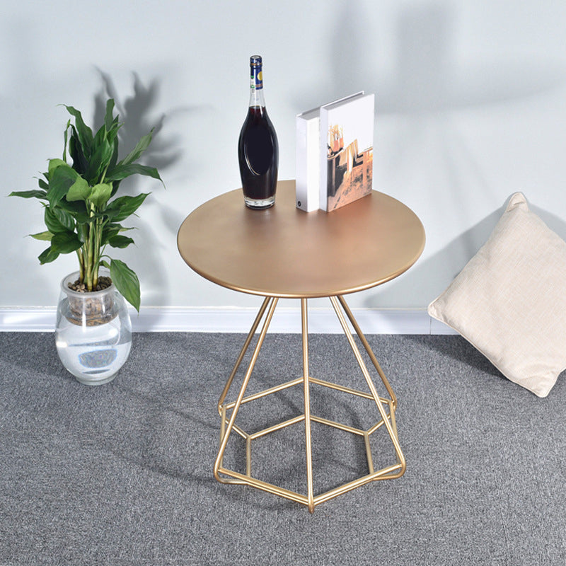 Comodino da tavolo di accento in metallo industriale 19,68 "un cabmiere alto