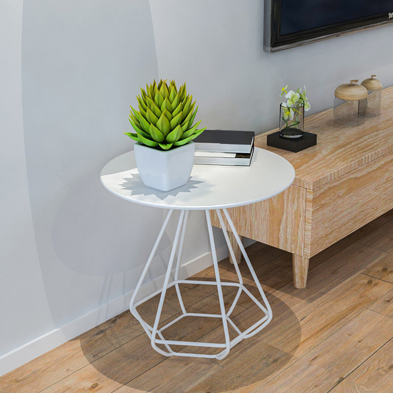 Comodino da tavolo di accento in metallo industriale 19,68 "un cabmiere alto