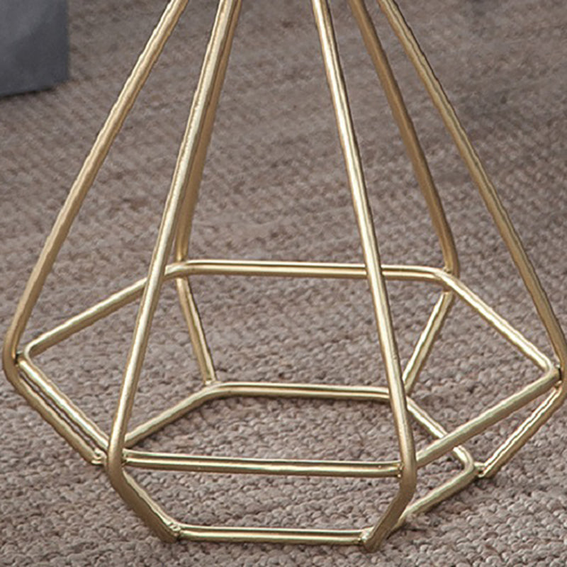 Comodino da tavolo di accento in metallo industriale 19,68 "un cabmiere alto