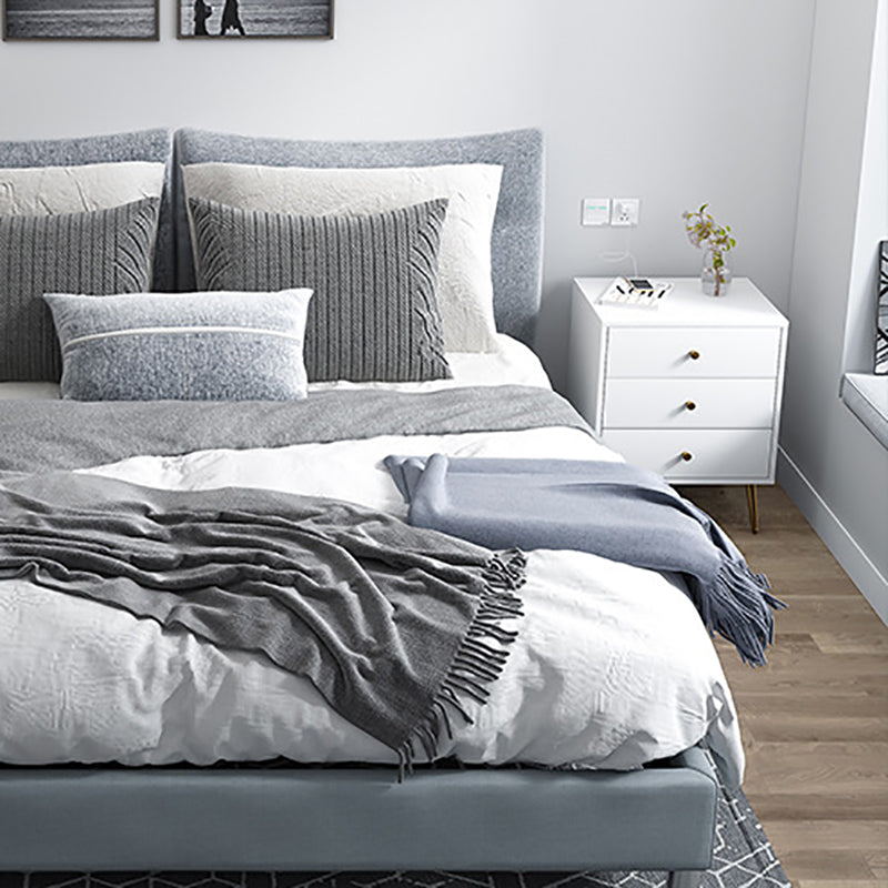 Pierras de gabinete de cabecera de madera de 20 "de altura incluida mesa de noche con cajón