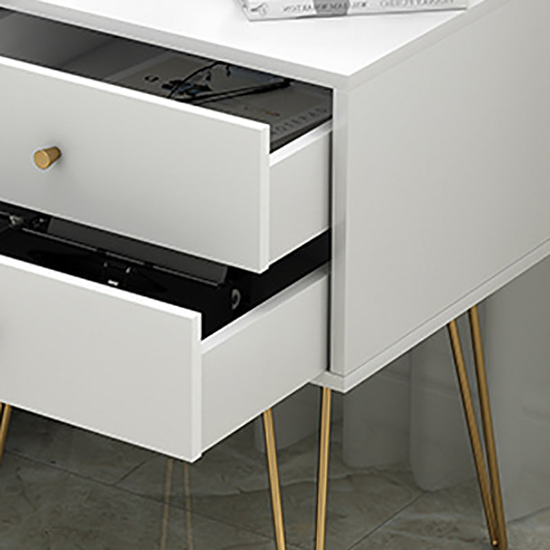 Pierras de gabinete de cabecera de madera de 20 "de altura incluida mesa de noche con cajón