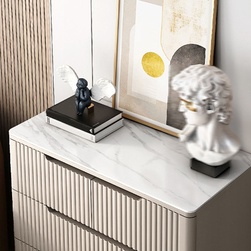 15,6-inch breedte Glam opbergkast steen dressoir met 4/5 laden