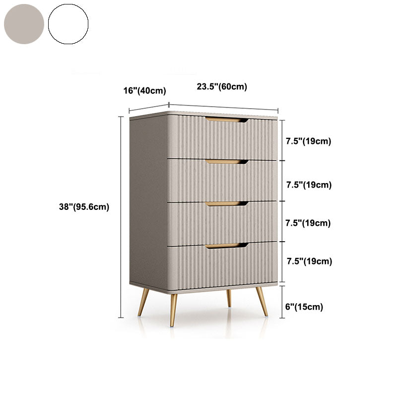15,6-inch breedte Glam opbergkast steen dressoir met 4/5 laden