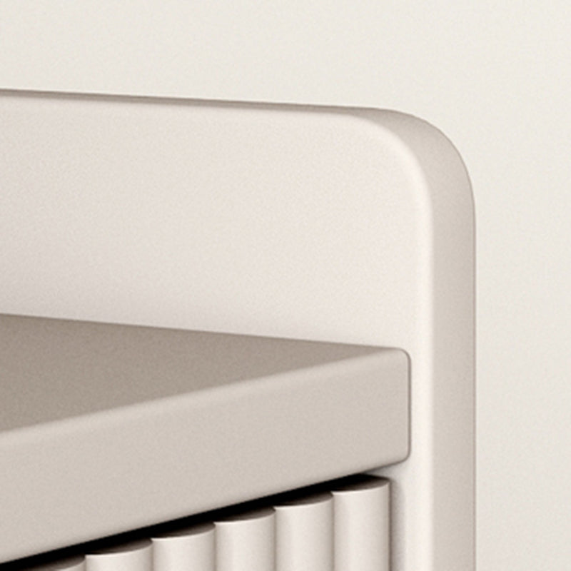 Glam -borst slaapkamer gemanipuleerde houten opbergkast met laden