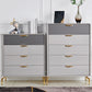 Bedroom Glam Storage Chest Stone 16"Wide Chest in Gray with Drawers Clearhalo 'Bedroom Furniture' 'Dressers & Chests' 'dressers_chests' 'furn' 'furn_dressers_chests' 'Furniture' 5920567