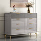 Bedroom Glam Storage Chest Stone 16"Wide Chest in Gray with Drawers 8 Clearhalo 'Bedroom Furniture' 'Dressers & Chests' 'dressers_chests' 'furn' 'furn_dressers_chests' 'Furniture' 5920568