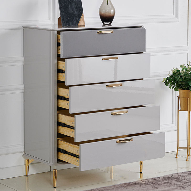 Bedroom Glam Storage Chest Stone 16"Wide Chest in Gray with Drawers Clearhalo 'Bedroom Furniture' 'Dressers & Chests' 'dressers_chests' 'furn' 'furn_dressers_chests' 'Furniture' 5920569