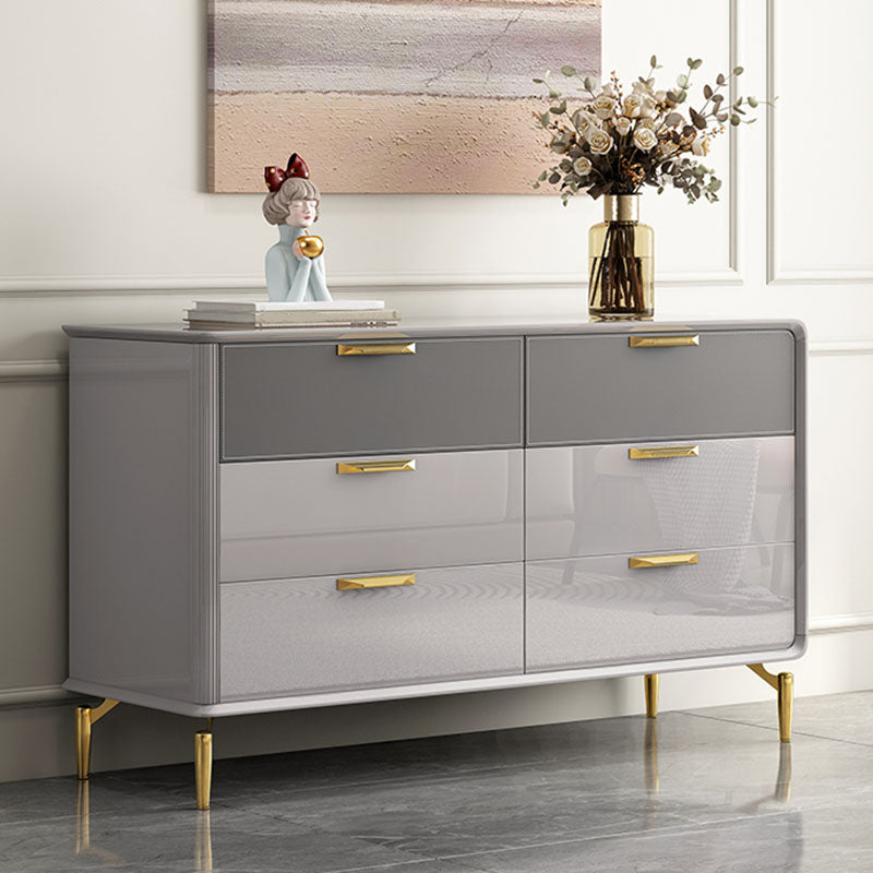 Bedroom Glam Storage Chest Stone 16"Wide Chest in Gray with Drawers 6 Clearhalo 'Bedroom Furniture' 'Dressers & Chests' 'dressers_chests' 'furn' 'furn_dressers_chests' 'Furniture' 5920570