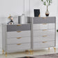 Bedroom Glam Storage Chest Stone 16"Wide Chest in Gray with Drawers Clearhalo 'Bedroom Furniture' 'Dressers & Chests' 'dressers_chests' 'furn' 'furn_dressers_chests' 'Furniture' 5920571