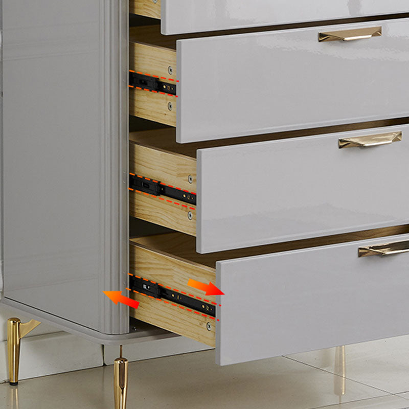 Bedroom Glam Storage Chest Stone 16"Wide Chest in Gray with Drawers Clearhalo 'Bedroom Furniture' 'Dressers & Chests' 'dressers_chests' 'furn' 'furn_dressers_chests' 'Furniture' 5920573