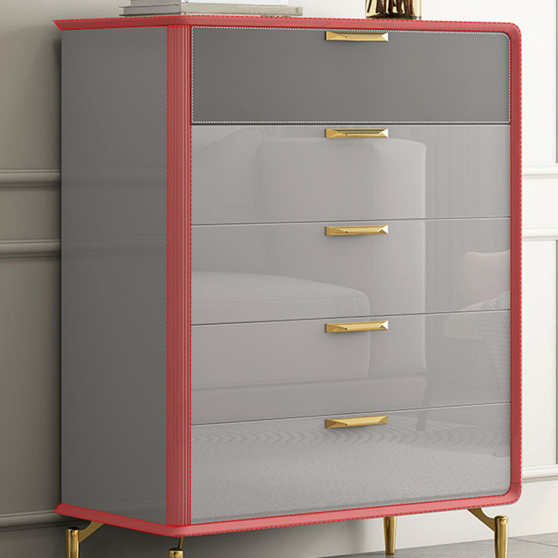 Bedroom Glam Storage Chest Stone 16"Wide Chest in Gray with Drawers Clearhalo 'Bedroom Furniture' 'Dressers & Chests' 'dressers_chests' 'furn' 'furn_dressers_chests' 'Furniture' 5920574