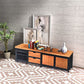 Abitaggio TV in legno e in metallo Stile industriale Console TV Home TV retrò