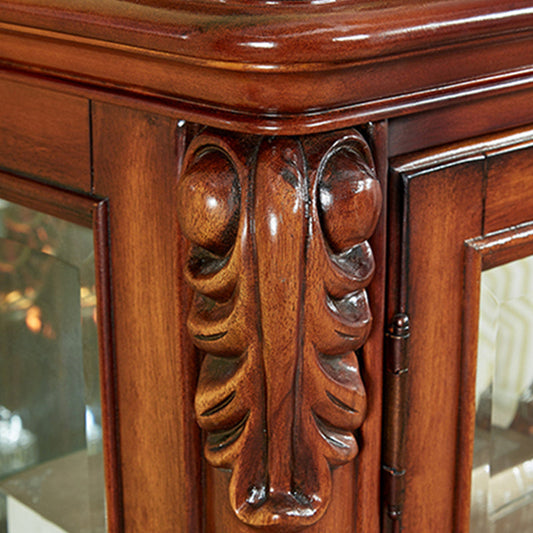 Mobile tv in legno marrone tradizionale stile casa da casa console TV con cassetti