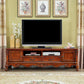 Brown Wooden TV Cabinet Traditional Style Home Living Room TV Stand Console with Drawers 86.6"L x 21.7"W x 22"H Clearhalo 'furn' 'furn_tv_stands_entertainment_centers' 'Furniture' 'Living Room Furniture' 'TV Stands & Entertainment Centers' 'TV Stands & Media Storage Furniture' 'tv_stands_entertainment_centers' 5920649