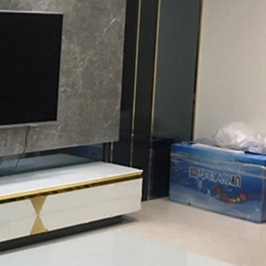 Mobile tv in vetro e legno splendido stile casa chiusa con console