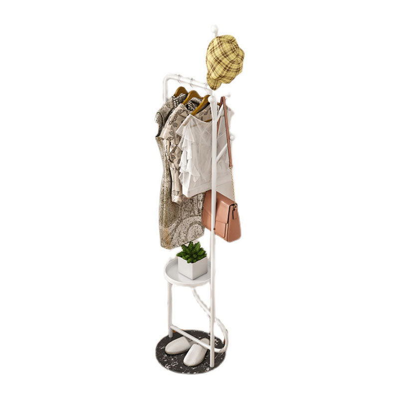 Gorgeous Metal Coat Rack Creative Coat Hooks Hall Stand with Shelve Clearhalo 'Entry & Mudroom Furniture' 'furn' 'furn_hall_tree_coat_racks' 'Furniture' 'Hall Trees & Coat Racks' 'hall_tree_coat_racks' 5920997
