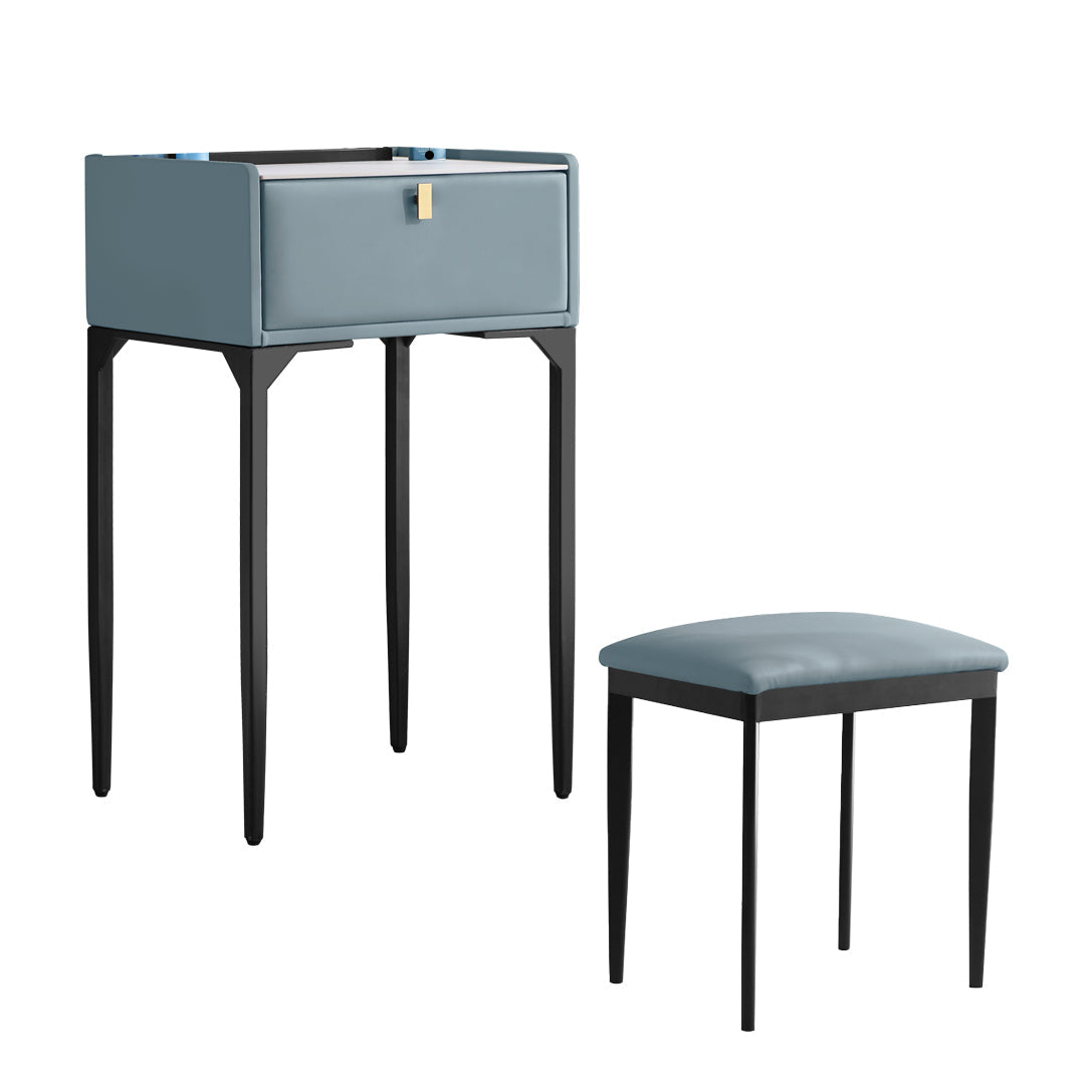 Pine Bedroom Contemporary Storage Box 1 Drawers Wood Vanity Table Clearhalo 'Bedroom Furniture' 'furn' 'furn_makeup_vanities' 'Furniture' 'Makeup Vanities' 'makeup_vanities' 5921364