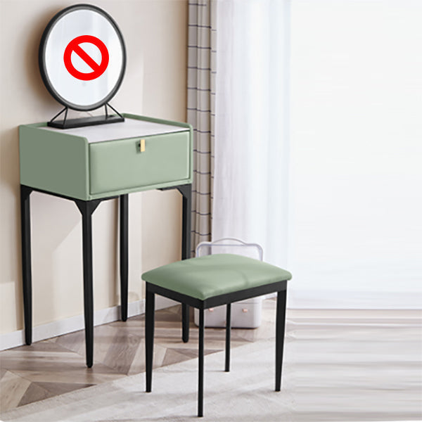 Pine Bedroom Contemporary Storage Box 1 Drawers Wood Vanity Table Green Clearhalo 'Bedroom Furniture' 'furn' 'furn_makeup_vanities' 'Furniture' 'Makeup Vanities' 'makeup_vanities' 5921365