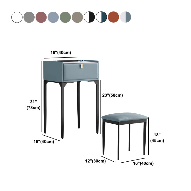 Pine Bedroom Contemporary Storage Box 1 Drawers Wood Vanity Table Clearhalo 'Bedroom Furniture' 'furn' 'furn_makeup_vanities' 'Furniture' 'Makeup Vanities' 'makeup_vanities' 5921372