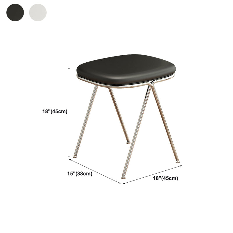 Mesa de escritorio de tocador de maquillaje contemporáneo de madera con cajón en negro