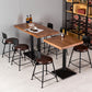 Modern Dinning Table with Brown Wood Dining Table for Kitchen