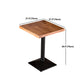 Modern Dinning Table with Brown Wood Dining Table for Kitchen