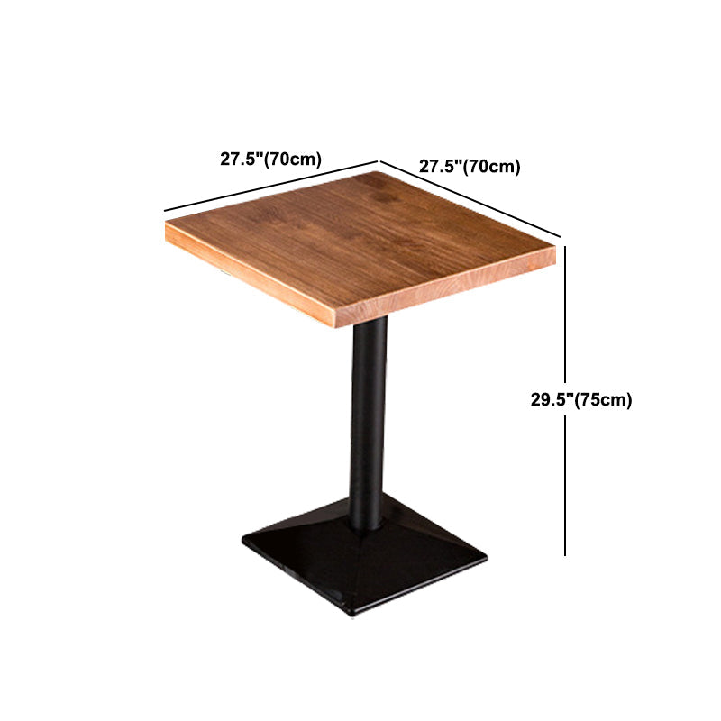 Modern Dinning Table with Brown Wood Dining Table for Kitchen
