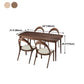 Rectangular Solid Wood Dining Table Modern Natural or Brown Furniture with 4 Legs for Home Clearhalo 'Dining Tables & Seating' 'Dining Tables' 'dining_table' 'furn' 'furn_dining_table' 'Furniture' 'Kitchen & Dining Furniture' 5921624
