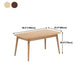 Mesa de comedor rectangular de madera maciza muebles modernos con 4 patas para uso en el hogar